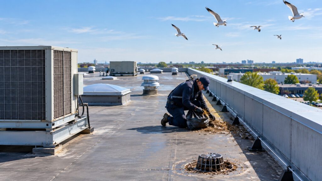 Seagull removal in 